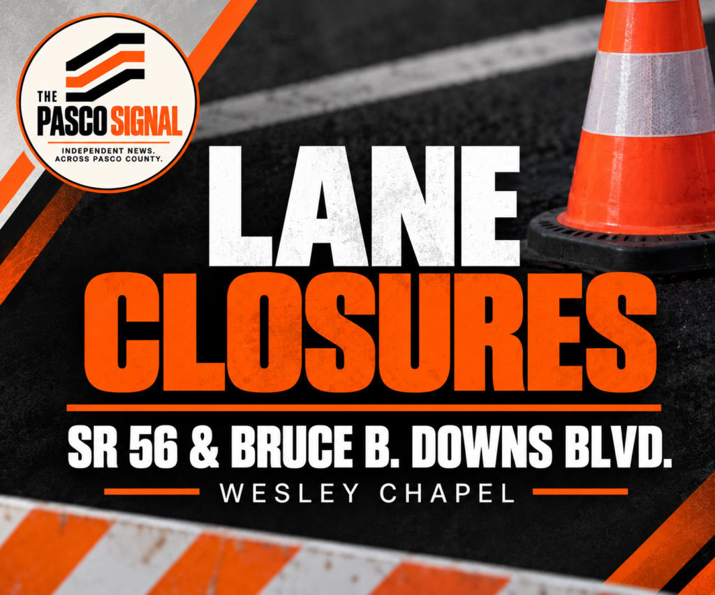 Lane Closures Planned at SR 56 and Bruce B. Downs Boulevard in Wesley ...